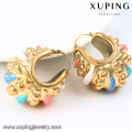 92295- Xuping cheap earring gold plated women ear jewelry for african